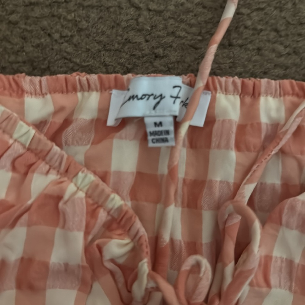 Checkered Crop Top - Medium - Picture 2 of 3